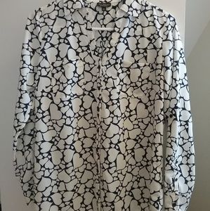 Talbot's hearts blouse.